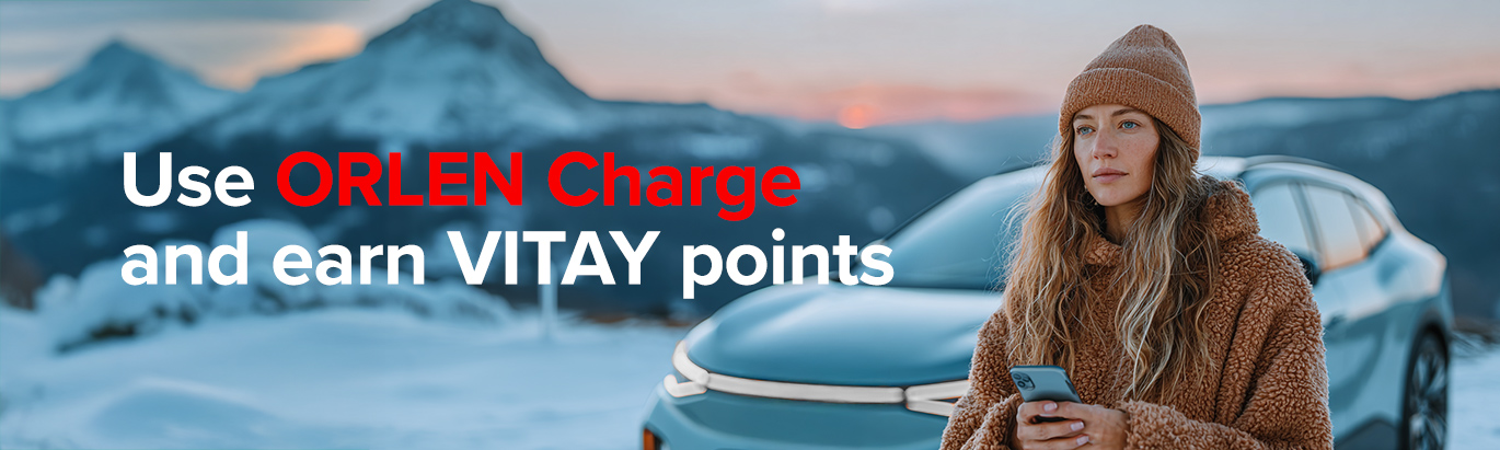 Start earning VITAY points with ORLEN Charge